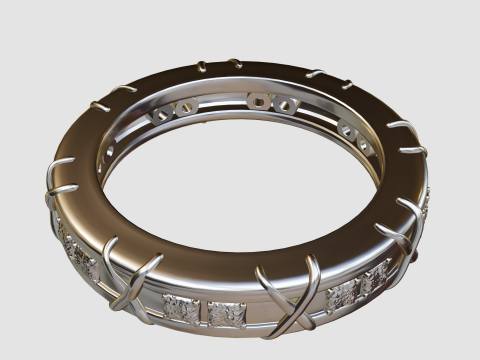 Bracelet Jewelry 6625 3D Модель