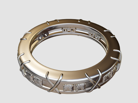 Bracelet Jewelry 6625 3D Модель