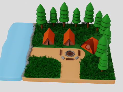 Camp 6625 Modelo 3D