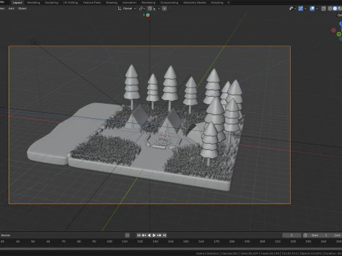 Camp 6625 3D Model