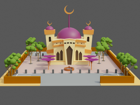 Mosque 6625 3D Модель
