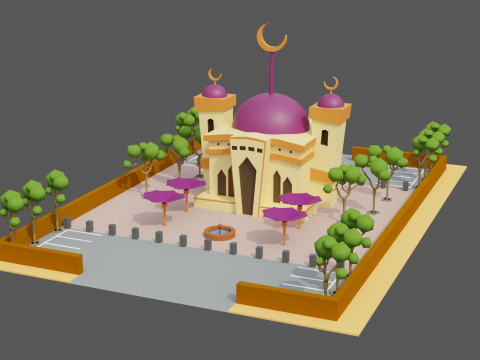 Mosque 6625 Modelo 3D
