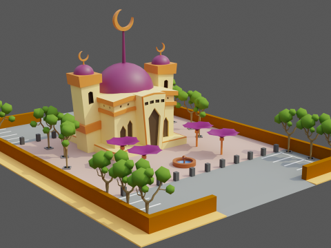 Mosque 6625 Modelo 3D