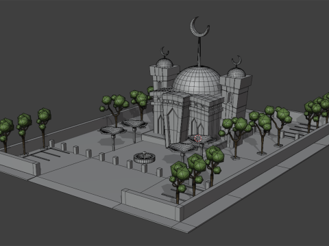 Mosque 6625 Modelo 3D