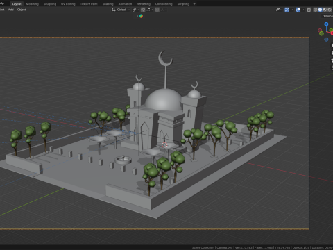 Mosque 6625 Modelo 3D
