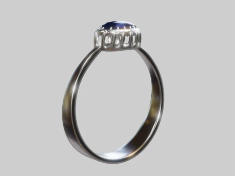 Ring Jewelry 6625 3D Model