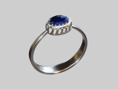 Ring Jewelry 6625 3D Model