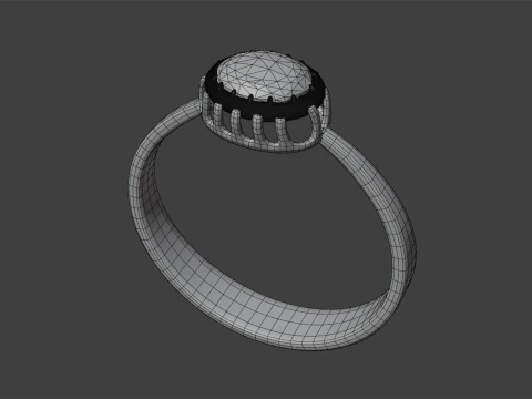 Ring Jewelry 6625 3D Model