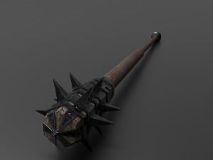 barbarian mace 3D Model