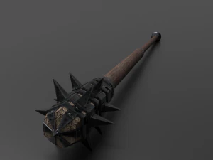 barbarian mace 3D Model