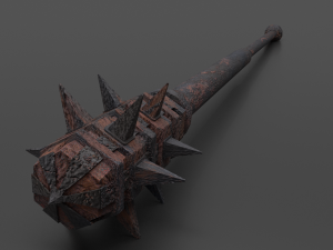 barbarian mace 3D Model