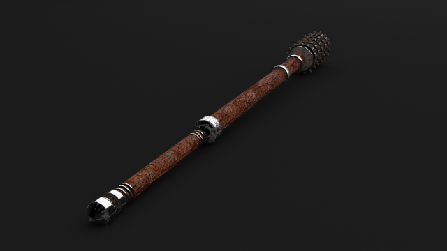barrel mace Modelo 3D .c4d .max .obj .3ds .fbx .stl .blend 