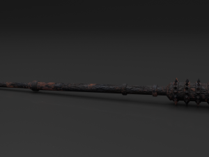 barrel mace Modelo 3D