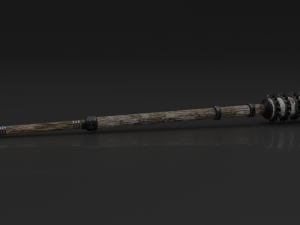 barrel mace Modelo 3D