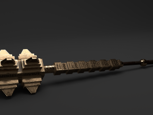 temple mace 3D मॉडल