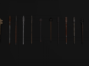 mace collection 6x 3D मॉडल