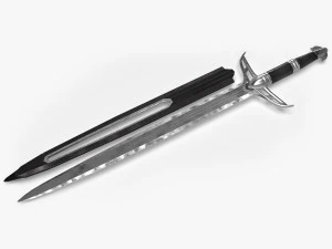 mittelalterliches Schwert 3D Modell