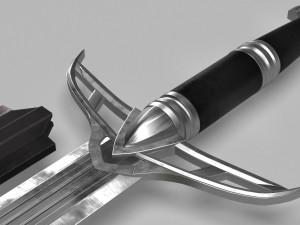 medieval sword Modelo 3D