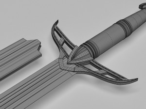 medieval sword Modelo 3D