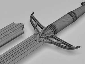medieval sword 3D Model