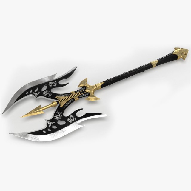 medieval axe melee 3D मॉडल .c4d .max .obj .3ds .fbx .stl .blend 