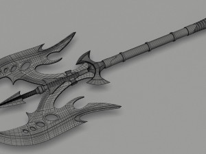 medieval axe melee 3D मॉडल