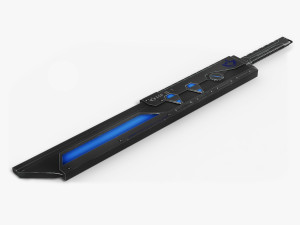 sci fi high frequency sword 3D मॉडल