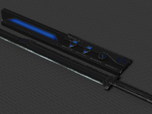 sci fi high frequency sword 3D Модель