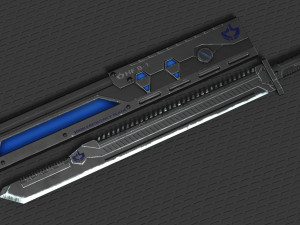sci fi high frequency sword 3D Модель