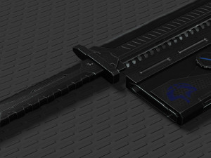 sci fi high frequency sword 3D Модель