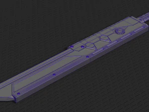 sci fi high frequency sword 3D Model