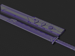 sci fi high frequency sword 3D Модель