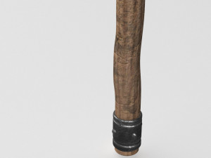 blood stained axe 3D-Modell