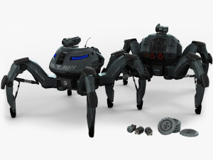 spider mech sr mk ii Modèle 3D