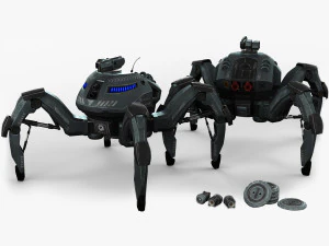 spider mech sr mk ii 3D Model