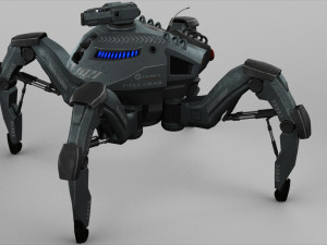 spider mech sr mk ii Modèle 3D
