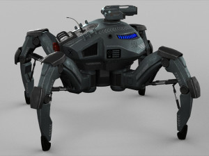 spider mech sr mk ii Modèle 3D