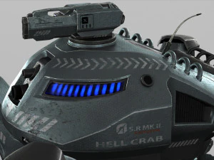 spider mech sr mk ii 3D Model