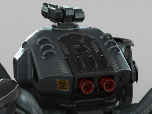 spider mech sr mk ii 3D Model