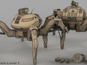 spider mech sr mk ii Modèle 3D