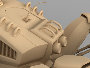 spider mech sr mk ii Modèle 3D