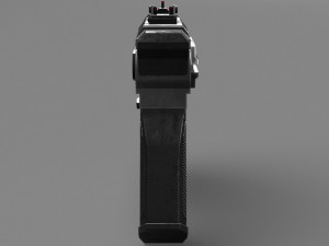 sci fi plasma pistol concept Model 3D