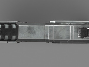 sci fi plasma pistol concept Model 3D