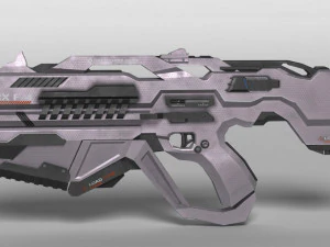 sci fi plasma rifle drx f4 3D Model