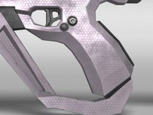 sci fi plasma rifle drx f4 3D Model