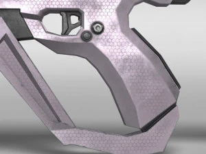 sci fi plasma rifle drx f4 3D Model