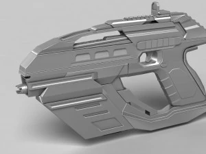 sci fi pistol 3D Model