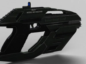 sci fi pistol 3D Model