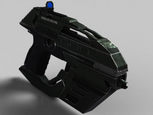 sci fi pistol 3D Модель