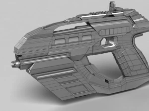 sci fi pistol 3D Model
